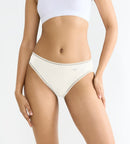 GO Crush 3 Pack High Leg Brief - Silk White