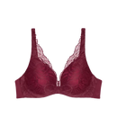 Body Make-Up Illusion Lace Bra - Woodrose