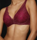 Body Make-Up Illusion Lace Bra - Woodrose