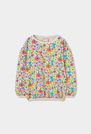 Fleece Sweatshirt - Floral