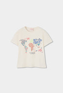 T-Shirt & Shorts Set - Pearl
