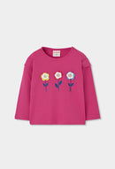 Knit T-Shirt - Fuchsia