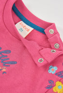 Fleece Sweatshirt - Fuchsia