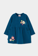 Twill Knit Dress - Canard