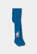 Thick Floral Tights - Canard
