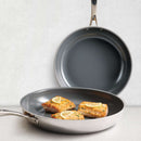 Three-Ply Stainless Steel Ceramic Frying Pan Set - 26 & 30cm