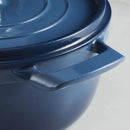Enamelled Cast Iron Casserole 22 cm - Blue