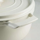 Enamelled Cast Iron Casserole 22cm - White