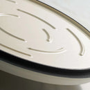 Enamelled Cast Iron Casserole 22cm - White
