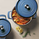 Enamelled Cast Iron Casserole 26cm - Blue