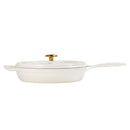 Enamelled Cast Iron Saute Pan 30cm - White