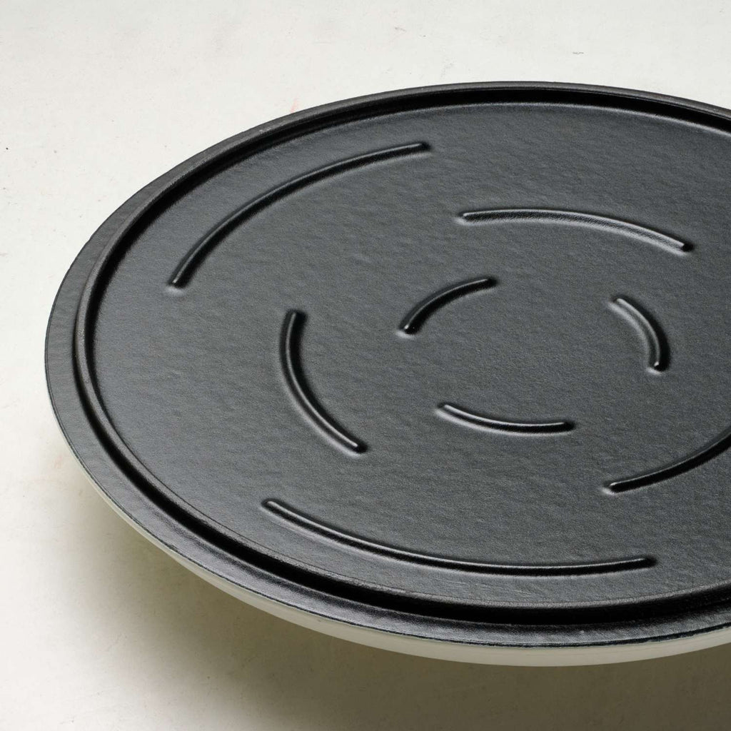 Enamelled Cast Iron Saute Pan 30cm - Latte