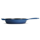 Enamelled Cast Iron Skillet 30 cm - Blue