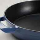 Enamelled Cast Iron Skillet 30 cm - Blue