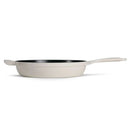 Enamelled Cast Iron Skillet Pan 30CM - White