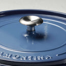 Enamelled Cast Iron Shallow Casserole 30CM - Blue