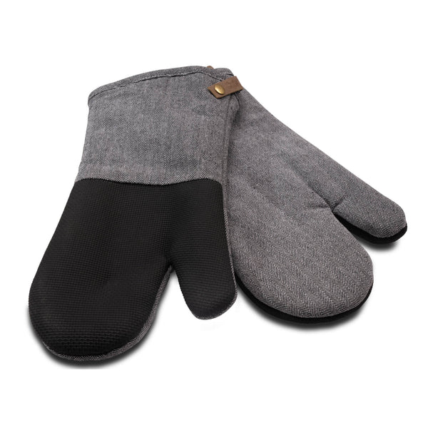 Neoprene Oven Mitt 2 Pack - Charcoal