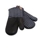 Neoprene Oven Mitt 2 Pack - Denim Pin Stripe