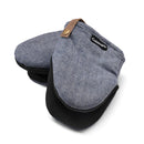 Neoprene Mini Oven Mitt 2 Pack - Herringbone Blue