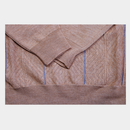 Patterned V-Neck Jumper - Peach