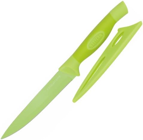 Colourtone Lime Green Utility Knife 12cm