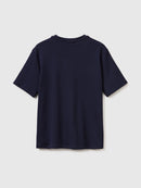 Embroidered T-Shirt - Navy