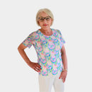 Pink Print Top - Print