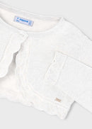 Basic Knit Bolero - White