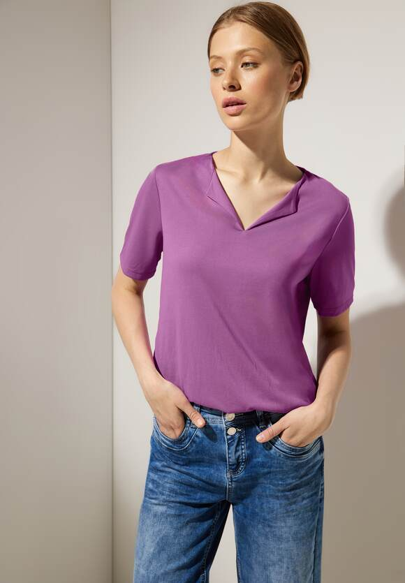 Silk Look Shirt - Meta Lilac
