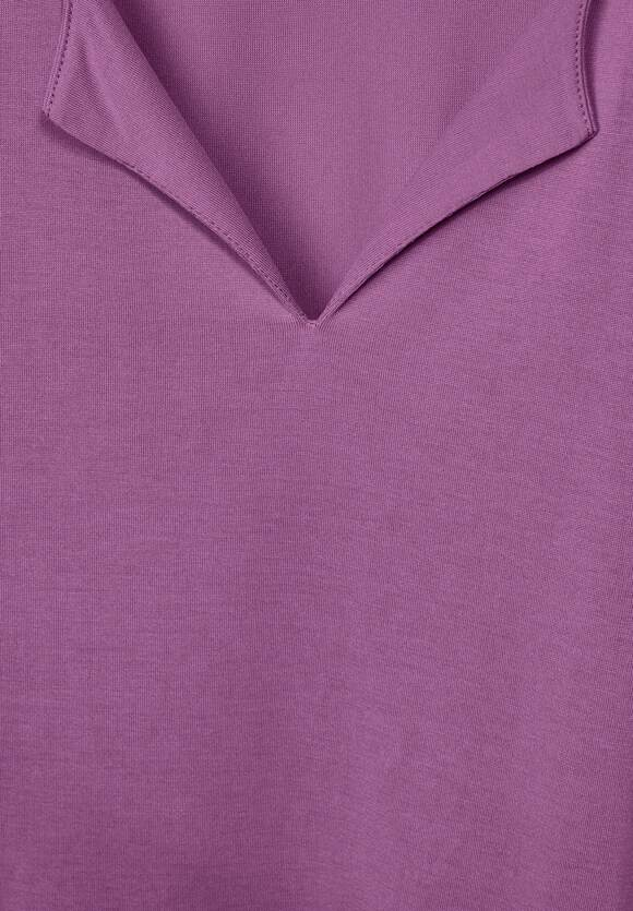 Silk Look Shirt - Meta Lilac