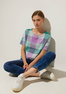 Multicolor Check Shirt - Meta Lilac