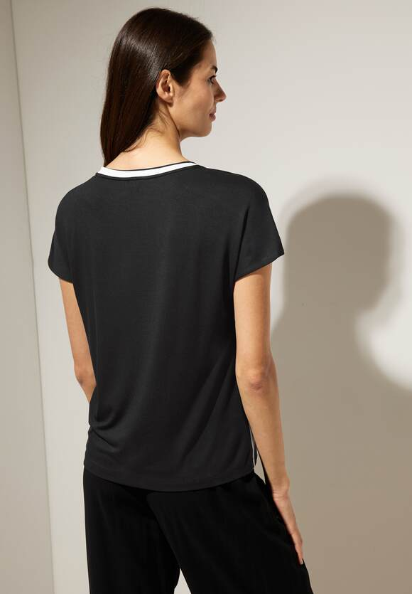 Printed Jersey Shirt - Black