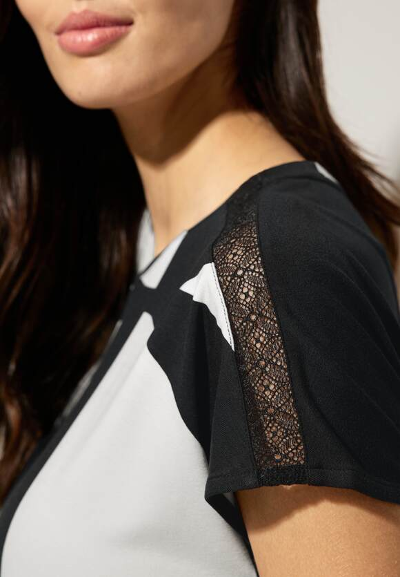 Printed Jersey Shirt - Black