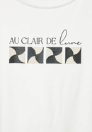 Glitter Squares Shirt - Off White