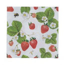 Pack of 20 Paper Napkins - Strawberry Flowers