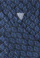 Minimal Print Tunic - Universal Blue