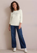 Soft Modal Hotfix T-Shirt - Vanilla White