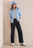 2 Tone Ottoman Jacket - Fresh Light Blue