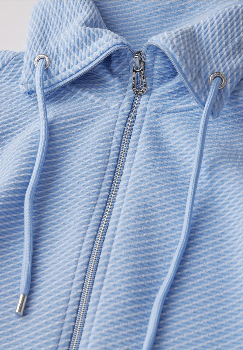 2 Tone Ottoman Jacket - Fresh Light Blue