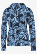 Tonal AOP Funnel Neck - Universal Blue