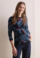 Multi AOP Terry T-Shirt - Universal Blue