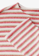 Stripe Knit T-Shirt - Granita Red