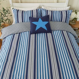 Long Island Beach House Duvet Cover Set - Cobalt/Navy