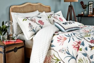 Clementine Duvet Cover Set - Duck Egg