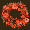 Pack of 20 Cocktail Napkins - Autumn Wreath