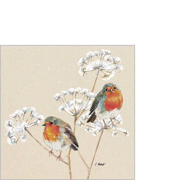 Pack of 20 Cocktail Napkins - Solitude