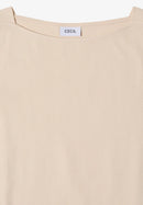 Basic Boatneck Shirt - Pearl Beige