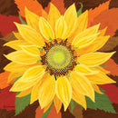 Pack of 20 Napkins - October Sunflower
