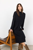 Kanita 8 Roll Neck Jumper - Black