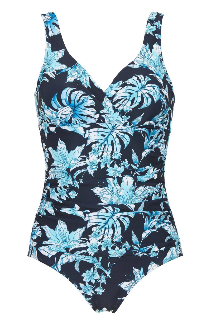 Fiona Swimsuit - Navy/aqua